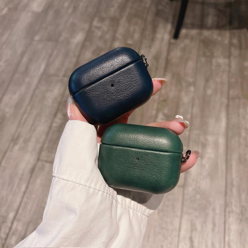 Cuero de imitación de alto nivel para airpods4 cubierta de protección Apple 3 generación 4 generación 5 cubierta de protección 1 / 2 generación cubierta de auriculares