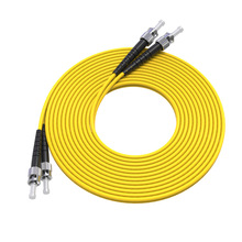 电信级 ST-ST 单模双芯3.0mm 5米 开口连接头光纤跳线