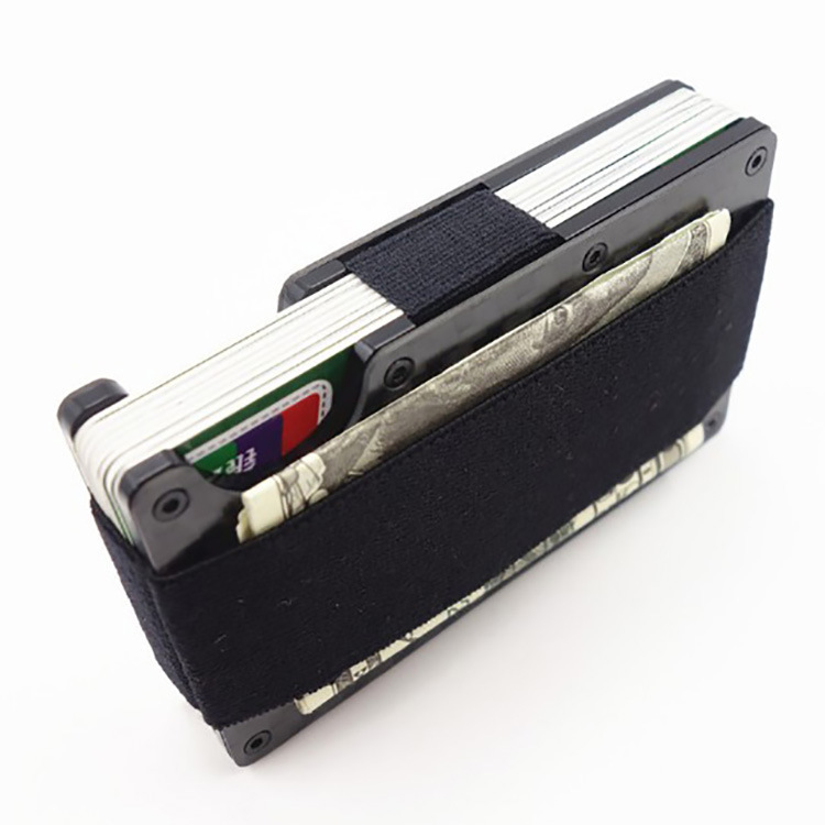 Carbon Fiber Automatic Cassette Credit Card Bag Ultra-thin Business Card Box display picture 2