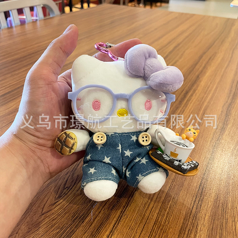 hellokitty小挂件公仔毛绒玩偶包包挂件可爱kitty正版钥匙扣挂饰|undefined