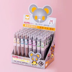 Creative 0.5 Automatic Pen Lead Gold Silver Color Mechanical Pencil 0.7 Replacement Student Resin Lead Wholesale