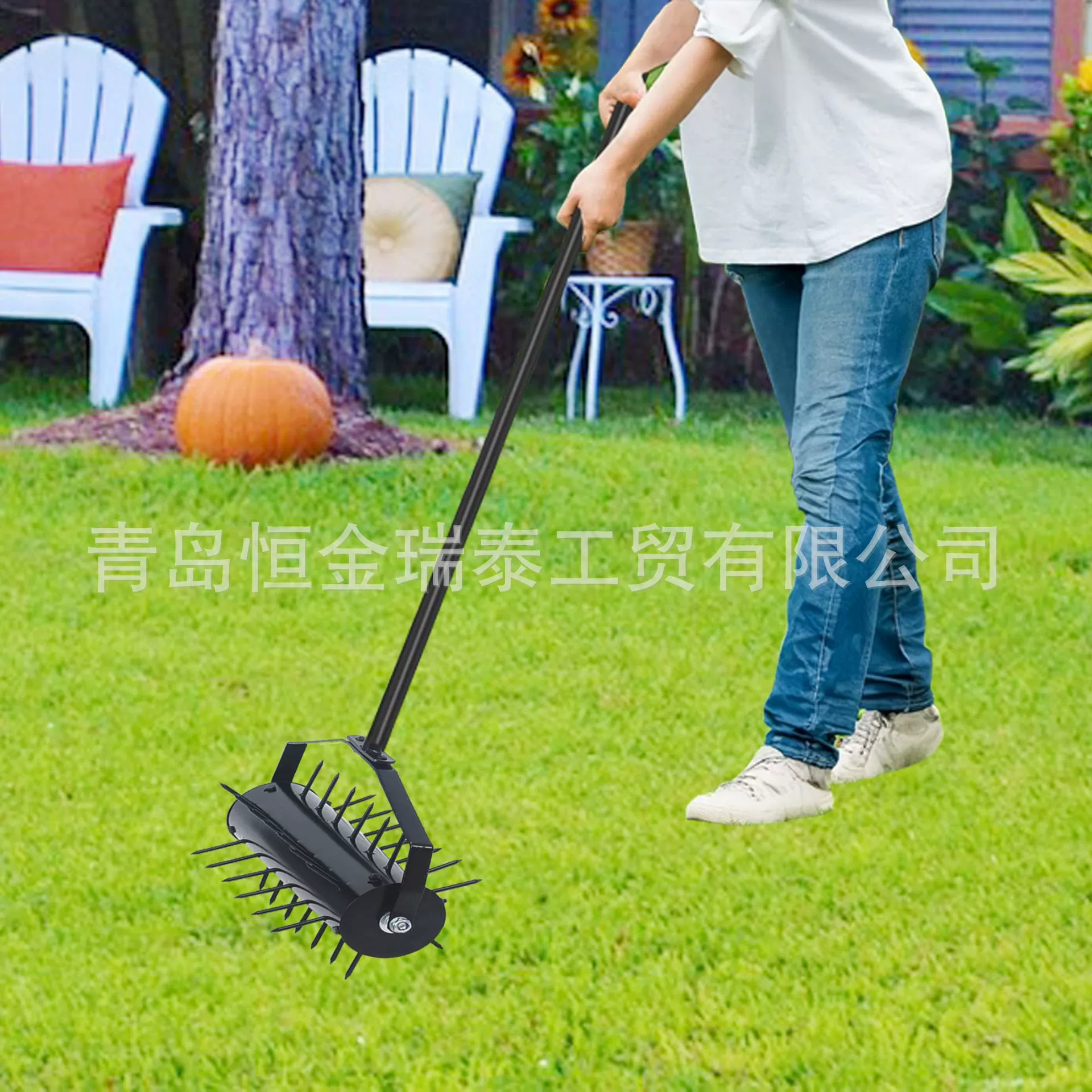 Легкий садовый двор газон аэратор ручной газон газон рыхлитель газон газон газон Съемные гвозди