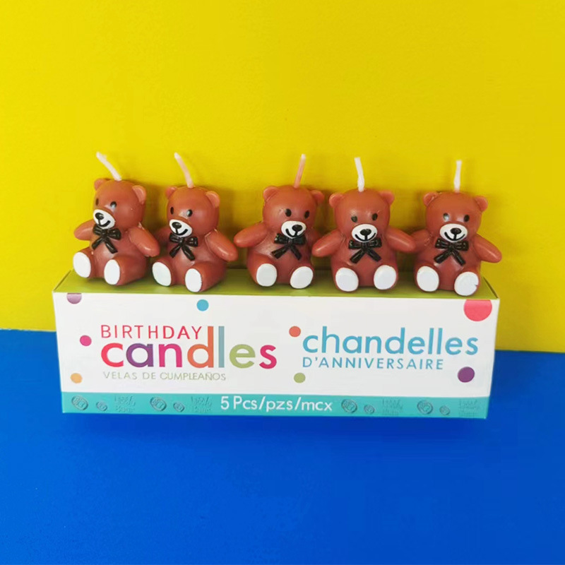 (Wholesale), candle, cartoon evening dress, with little bears, dress up 3