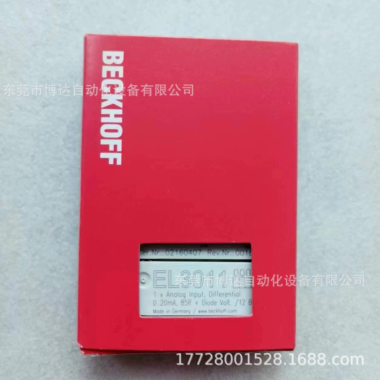 倍福BECKHOFF模块 EL3011 全新原装现货实拍议价