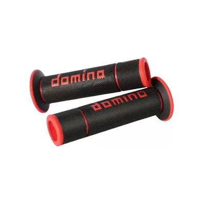 Motorcycle Handle Cover, modified handle rubber anti-skid - black-red-letters