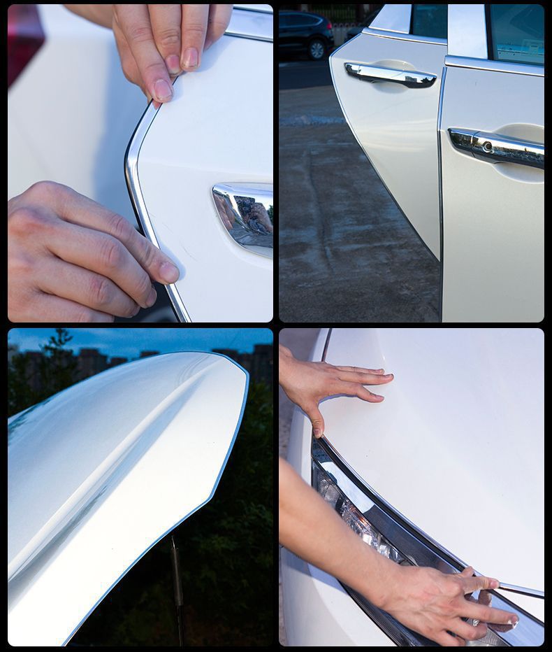 Edge Anti-Scratch Anti-Collision Sticker Car Body Door Opening Strip Decoration Supplies Universal Modification_voghion.com