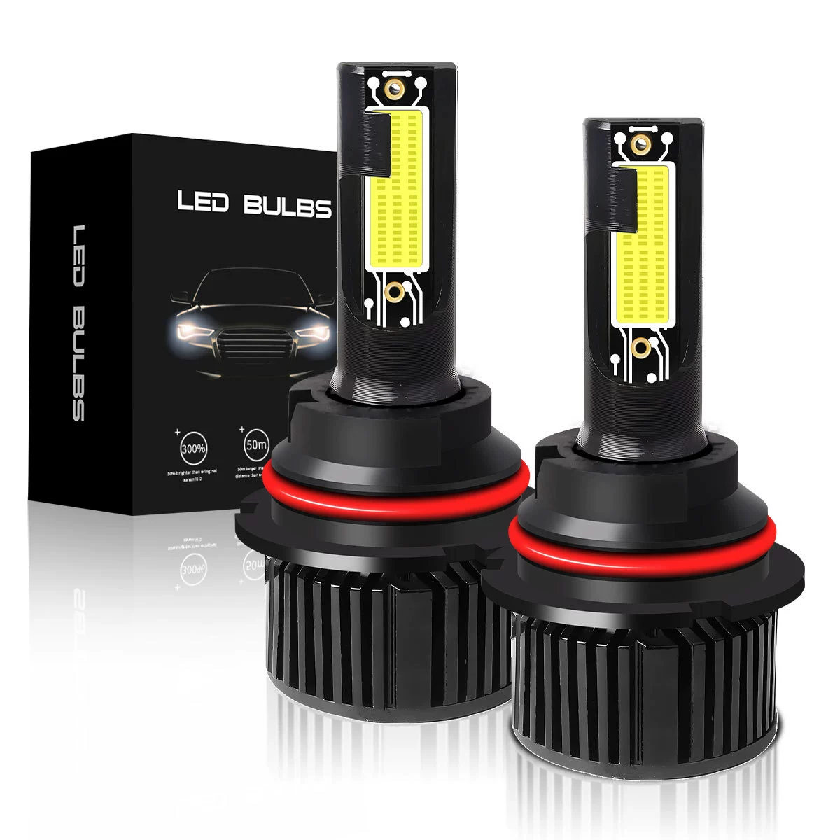 Z9C двухсторонние COB фары LED фары 9005/H11/H13 модифицированные фары H1 9004 фары