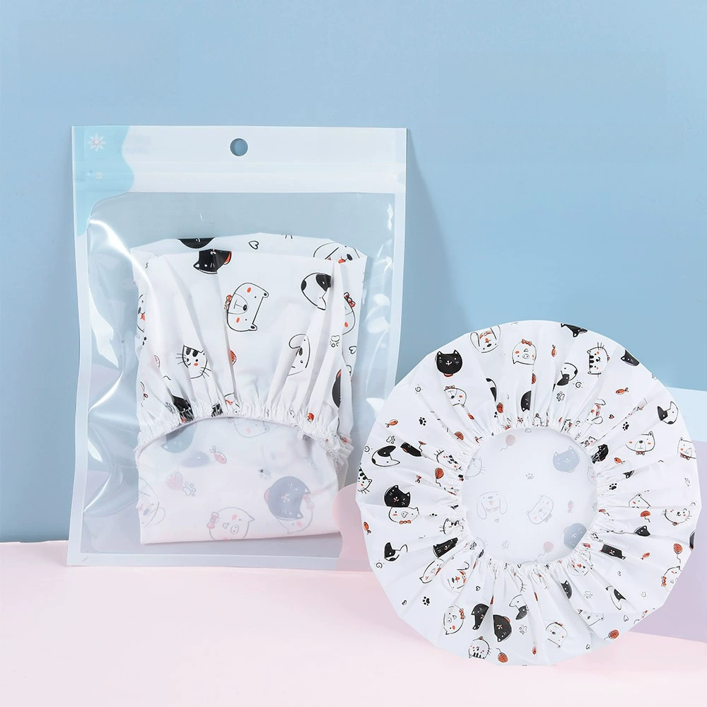 Пышка для душа Cute для принцесс взрослых, головной убор PVC, шарфик