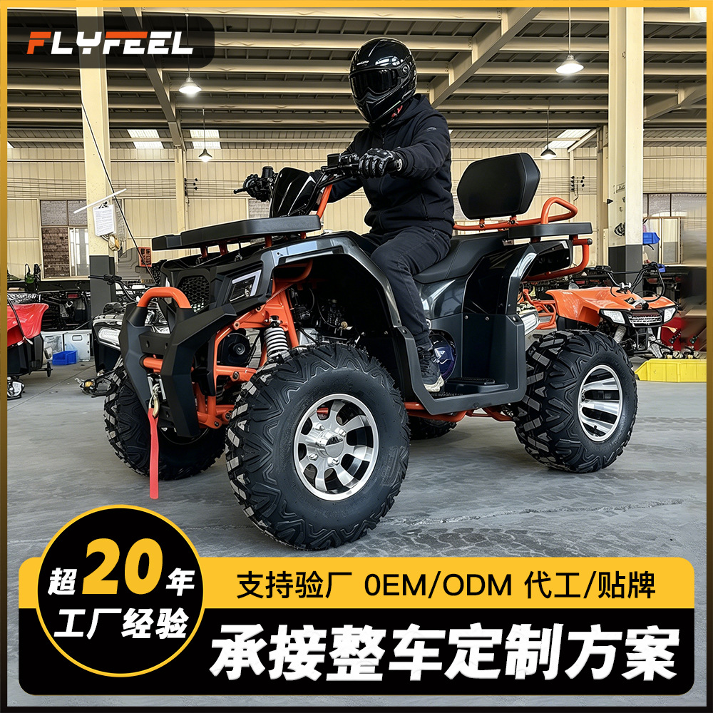 Cuatrimoto ATV Todo Terreno 200cc de Hierro y Plástico con Transmisión Automática para Montaña image 1