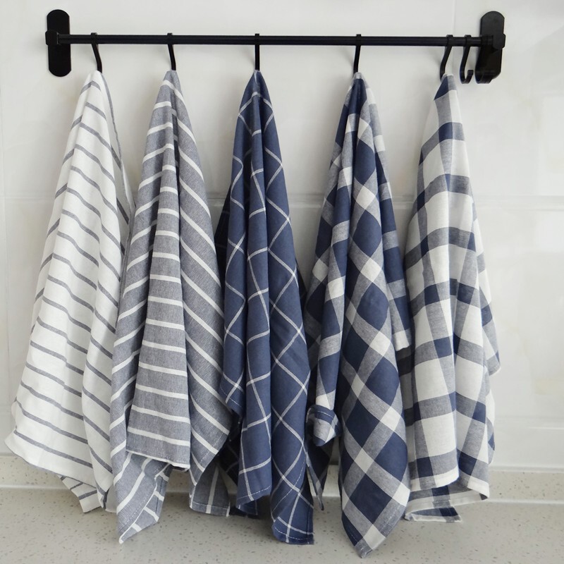 Plain Cotton and Linen Fabric Home Kitchen Napkin Placemat Scandinavian Style Cotton Rectangular Waffle Tea Towel Plain Cotton and Linen Fabric Home Kitchen Napkin Placemat Scandinavian Style Cotton Rectangular Waffle Tea Towel