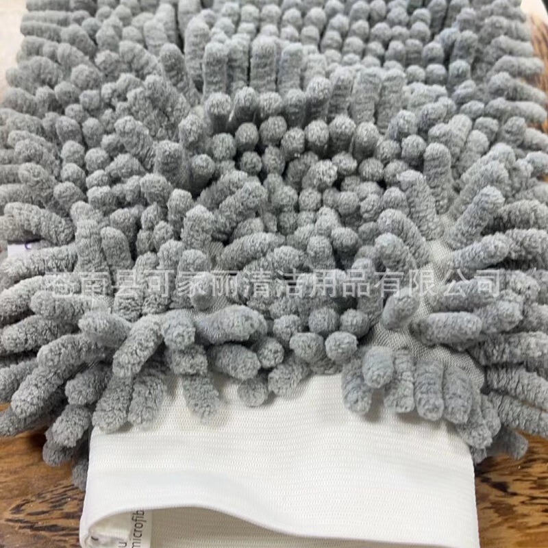 Chenille Car Cleaning Gloves, Double-Sided Glass Window Cleaning, Car Cleaning Glove Brush, Glove-Type Dust Brush Mop Head,