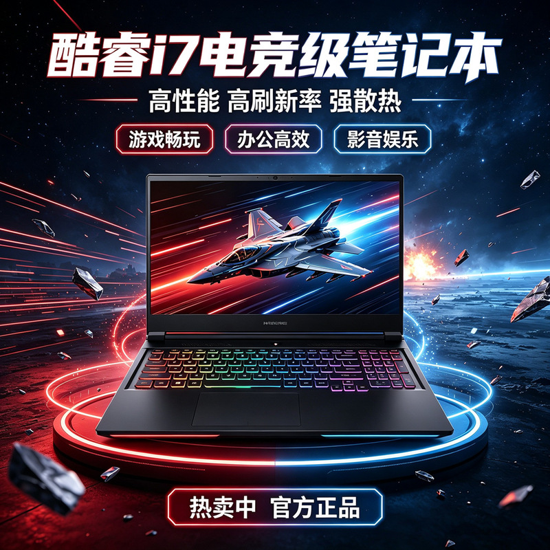 2026 Brand New 15.6inch Core i7 Laptop with Dedicated Graphics for Gaming, Office, and Lightweight Use, Cross-Border