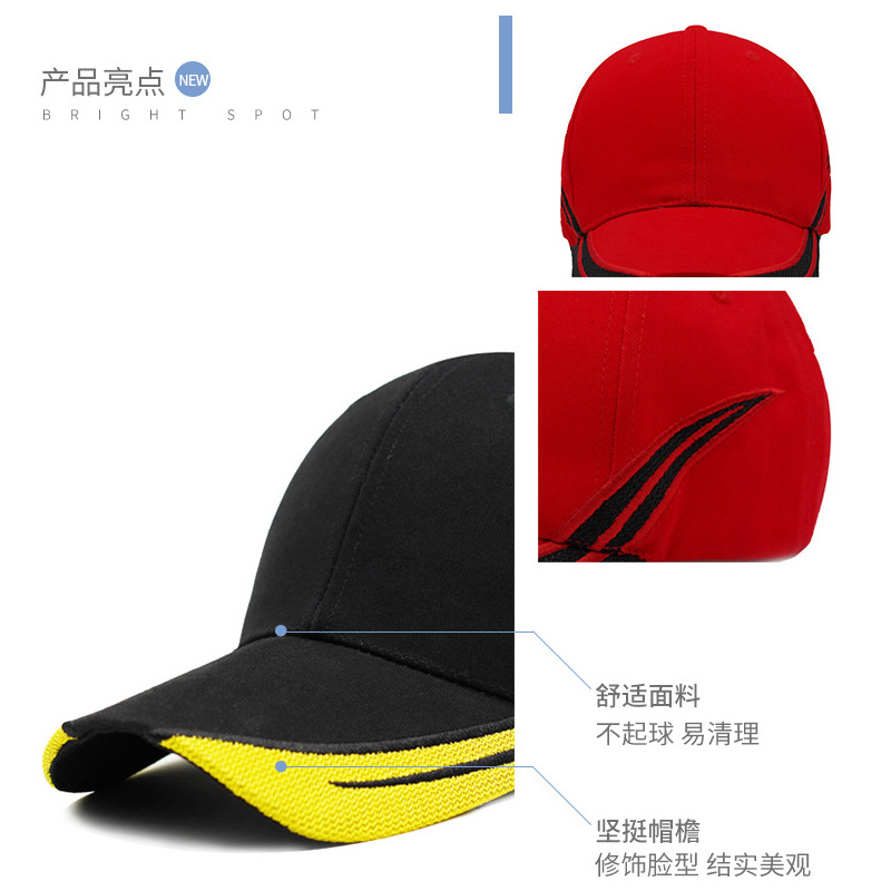 La primavera y el verano alcanzó la gorra de béisbol transpirable que absorbe el sudor a juego de color personalizado sombrero de verano de los hombres simple sombrero para el sol