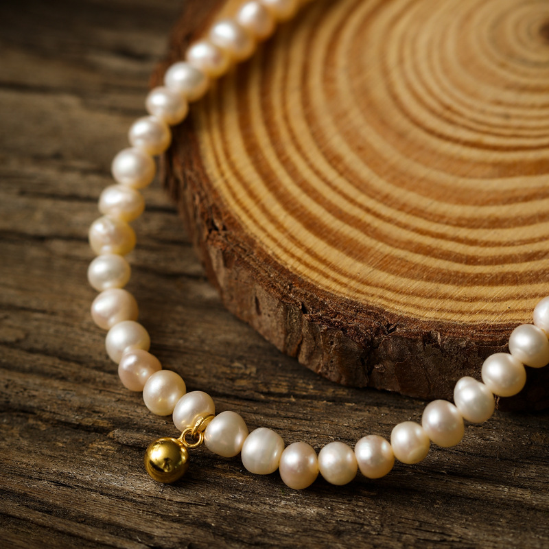 Fashion Water Droplets Pearl Beaded Necklace 1 Piece