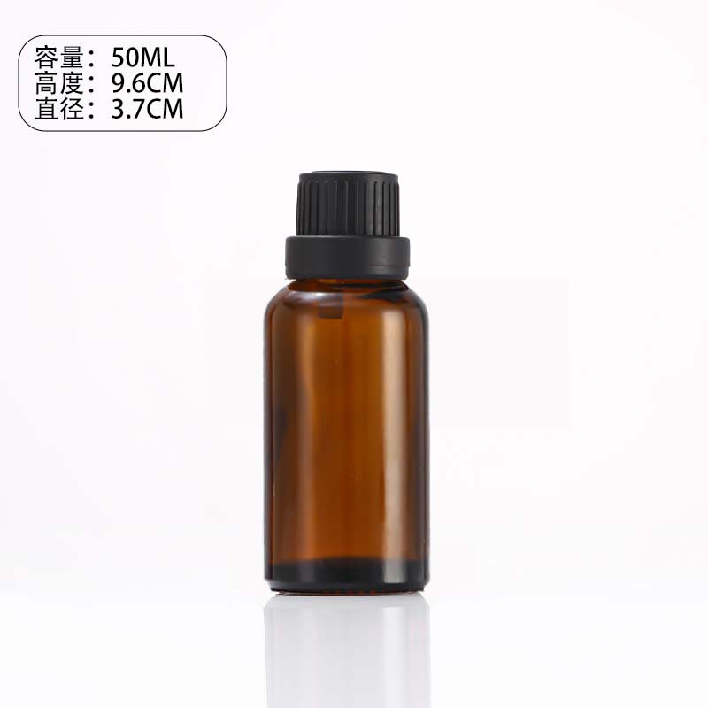 Cubierta antirrobo 10ml Brown botella de aceite esencial 20ml botella de vidrio 5ml botella cuentagotas perfume sub-embalaje botella de vidrio de aromaterapia