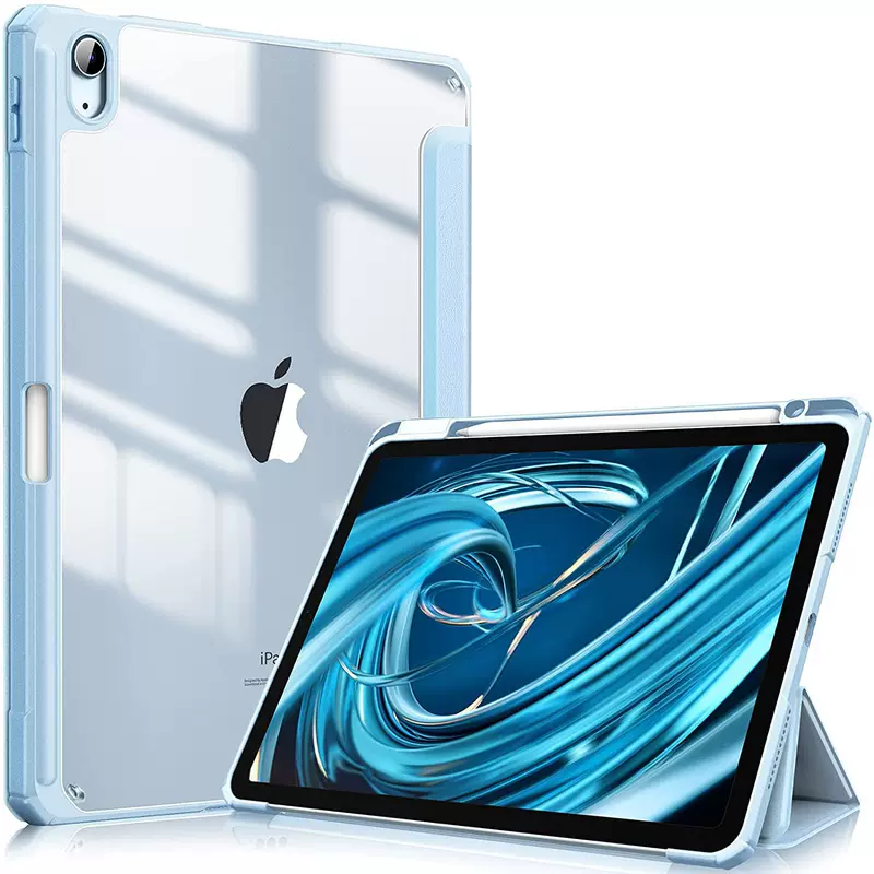 Чехол для таблицы подходит для iPad 10.9 Air 4TH поколения 2020 Tabu TPU прозрачный и ультра-тонкий