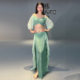 Dancers Original Design Belly Dance Clothing Mermaid Autumn and Winter Mesh Training Class Clothing suit 5039