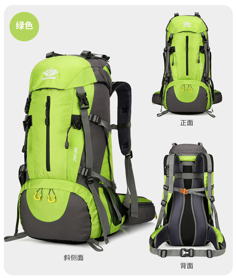 Mochila de Senderismo Warheim, Gran Capacidad, Impermeable, Multiusos