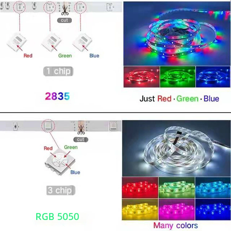 [30 м неоновый опт умная LED-лента, Bluetooth RGB гибкая водонепроницаемая 2835 5050 светодиодная самоклеящаяся]