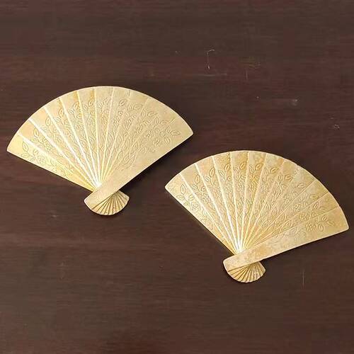 Bow folding fan wall hanging decorative picture frame blocking American home resin crafts European foreign trade retro wall decoration