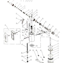 原廠正品安字牌PT5000氣動拉鉚槍配件