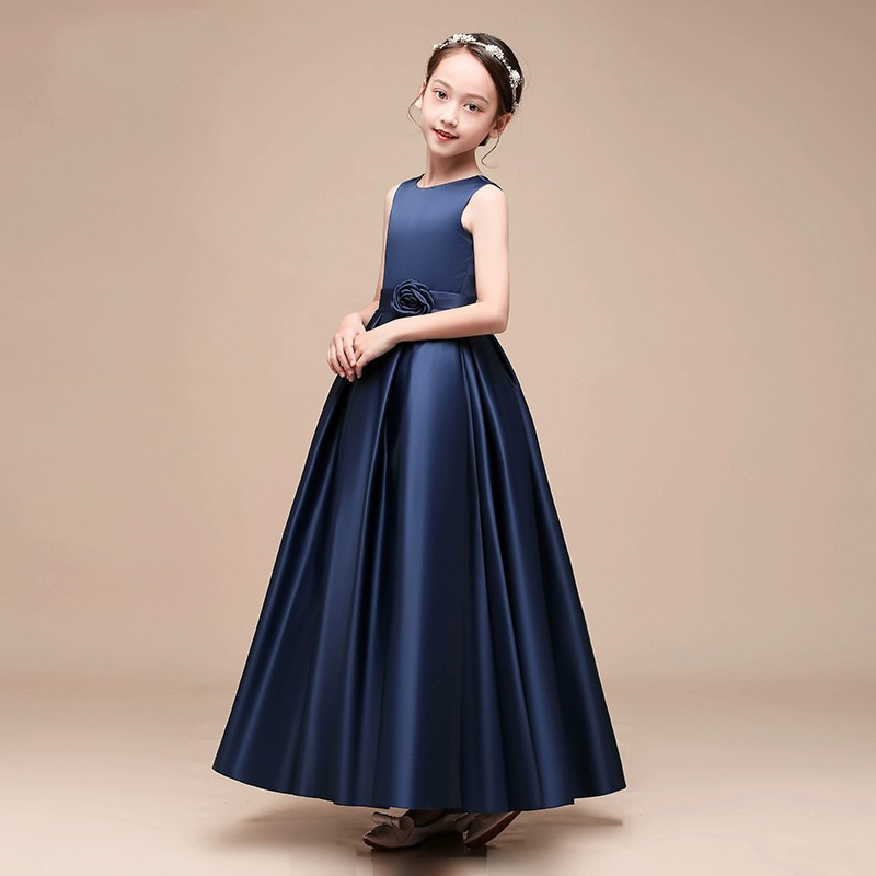 Robe de princesse élégante pour fille pour spectacles de piano_voghion.com