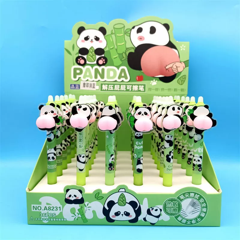 卡 cartoon slime for buttock skin, cute rollerball pen, new collection, anti-stress