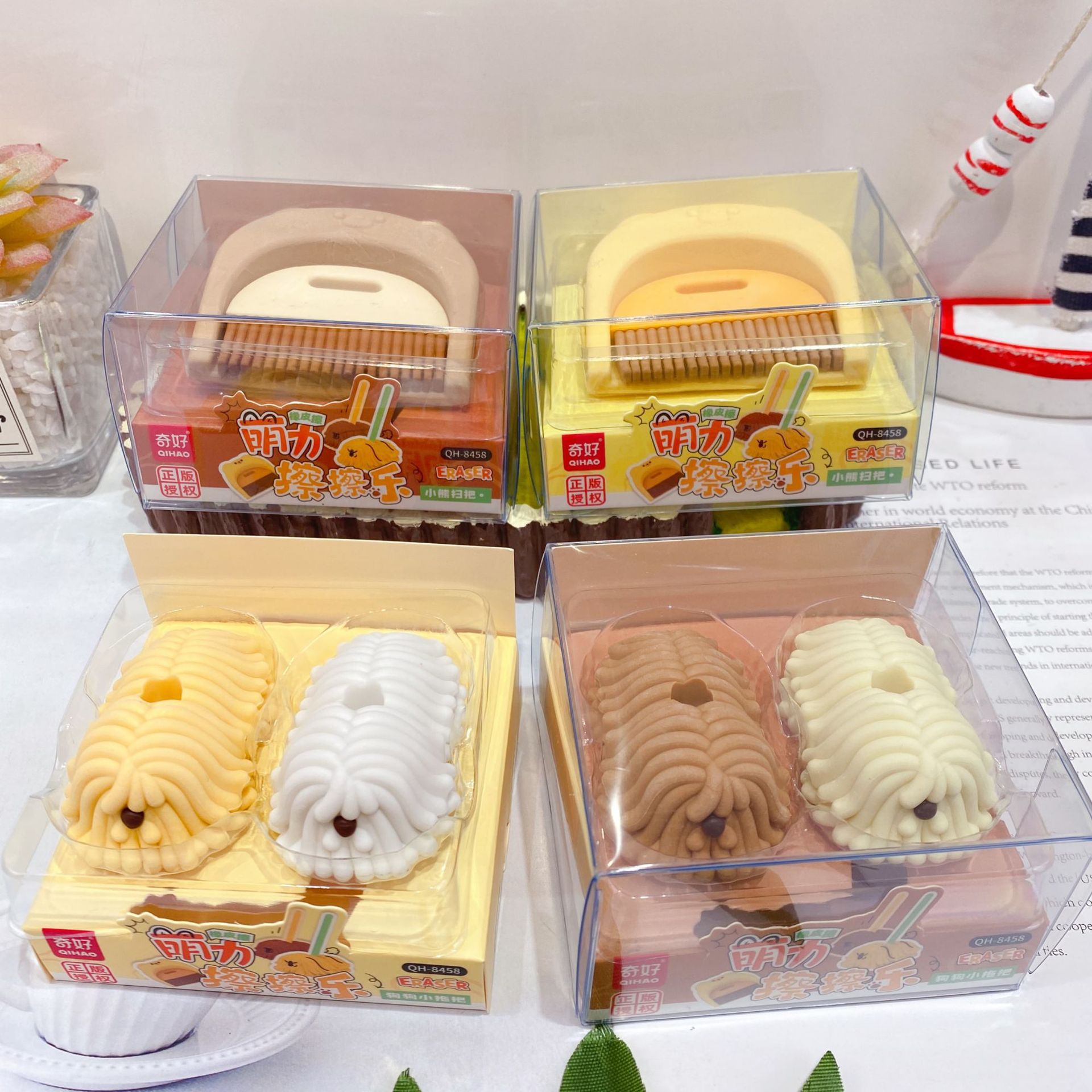 Nueva escoba creativa, trapeador de moldeo, lindos, creativos, jugadores de moda, limpios, limpios, sin residuos