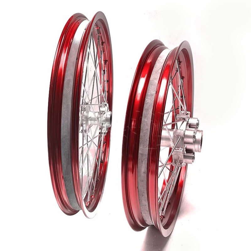 Climbing Mountain Off-Road Motorcycle Cqr Front and Rear Hub Rim Assembly Aluminum Alloy Rim Rim Roller Wheel