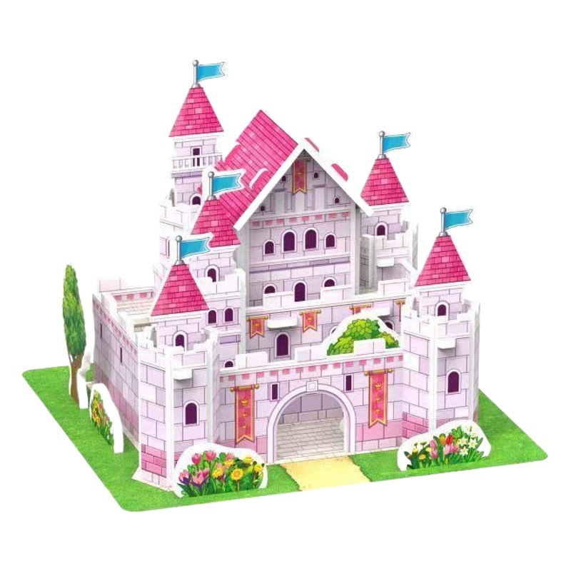 Diy子供新しい3d立体パズルモデル学校ギフト紙カラー手作りパズル玩具品質保証