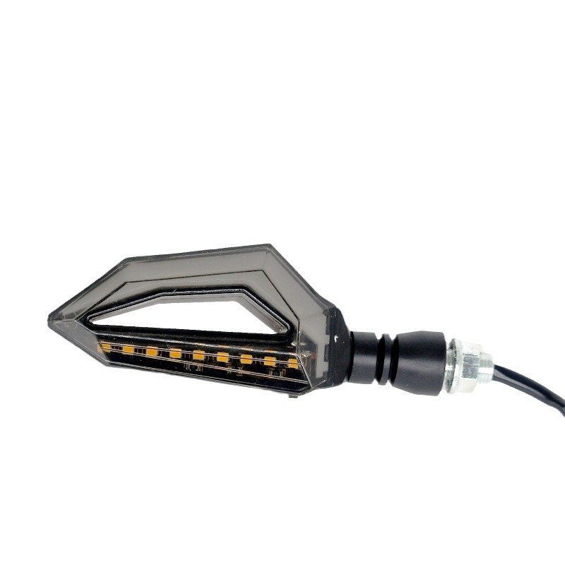 Motocicleta señal de giro coche eléctrico LED luz de dirección 12V luz de giro universal luz de señal n. ° 9 accesorios modificados