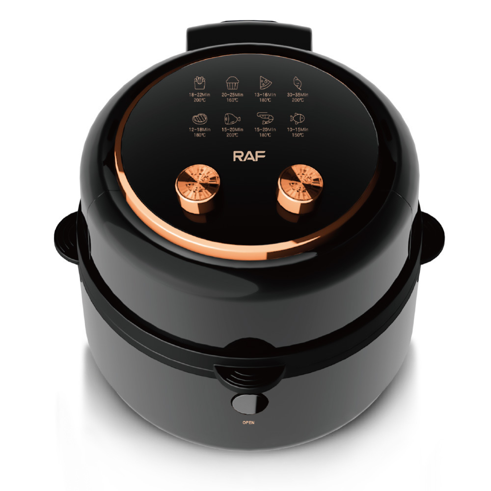 RAF europeo estándar transfronterizo doméstico 5.5L freidora de aire sin humos multifunción horno inteligente papas fritas freidora eléctrica