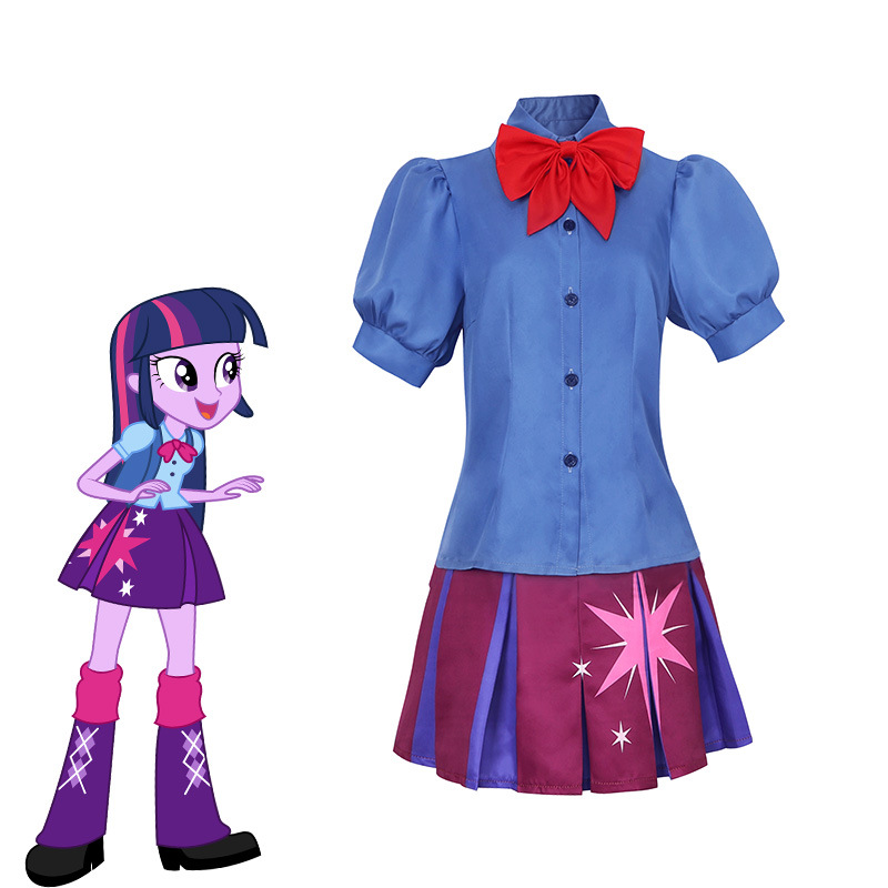 Spot My Little Pony Sparkle Cos Suit Sparkling Uniform Two-Dimensional Animation Cosplay Suit Female Cosplay Suit