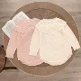 三角荷叶领立体春夏爬服