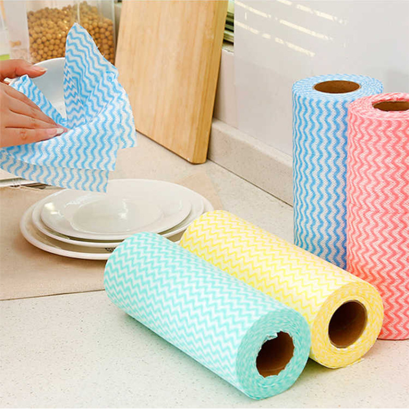 Kitchen Lazy Non -Woven Lai Lai Lauret Disposal Washing Rap Maspan…