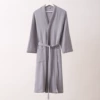 Three-layer gauze gray kimono collar