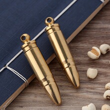 创意做旧黄铜拆包裹神器子弹头小刀钥匙扣挂件实用工具地摊货源