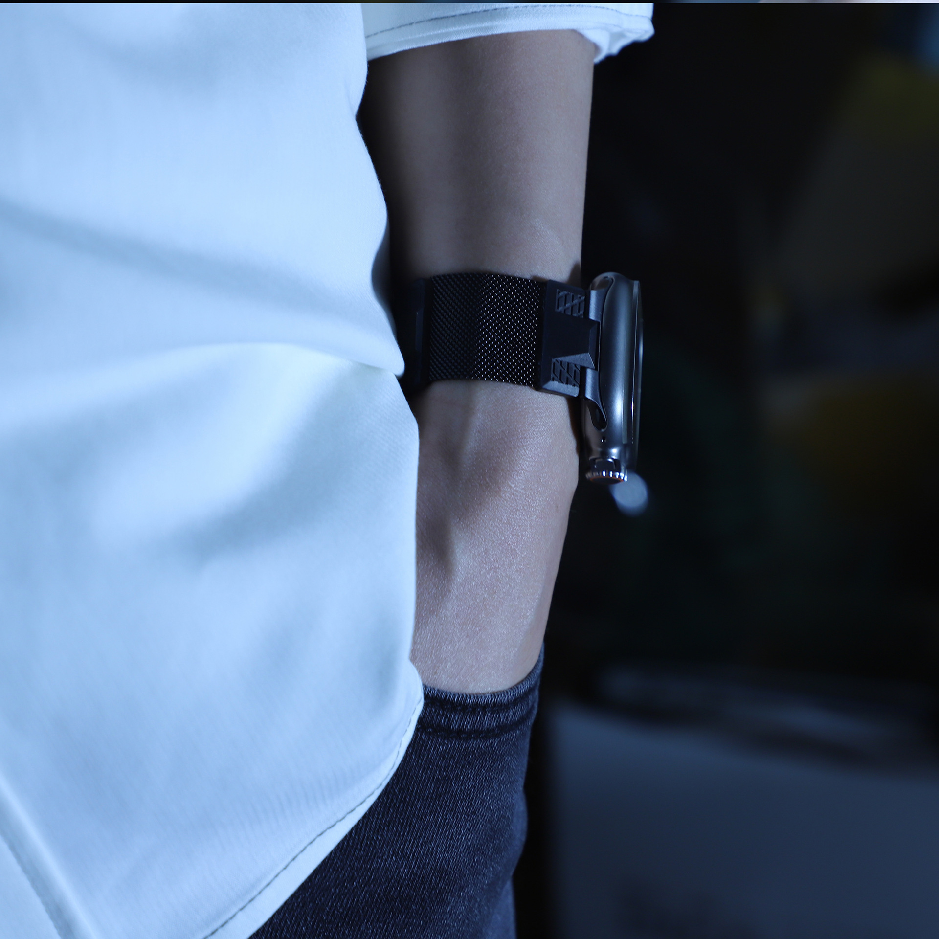 [Colección DE FOTOS] adecuado para Apple Watch mecha Milán banda de oro reloj pertenece a la correa iWatch