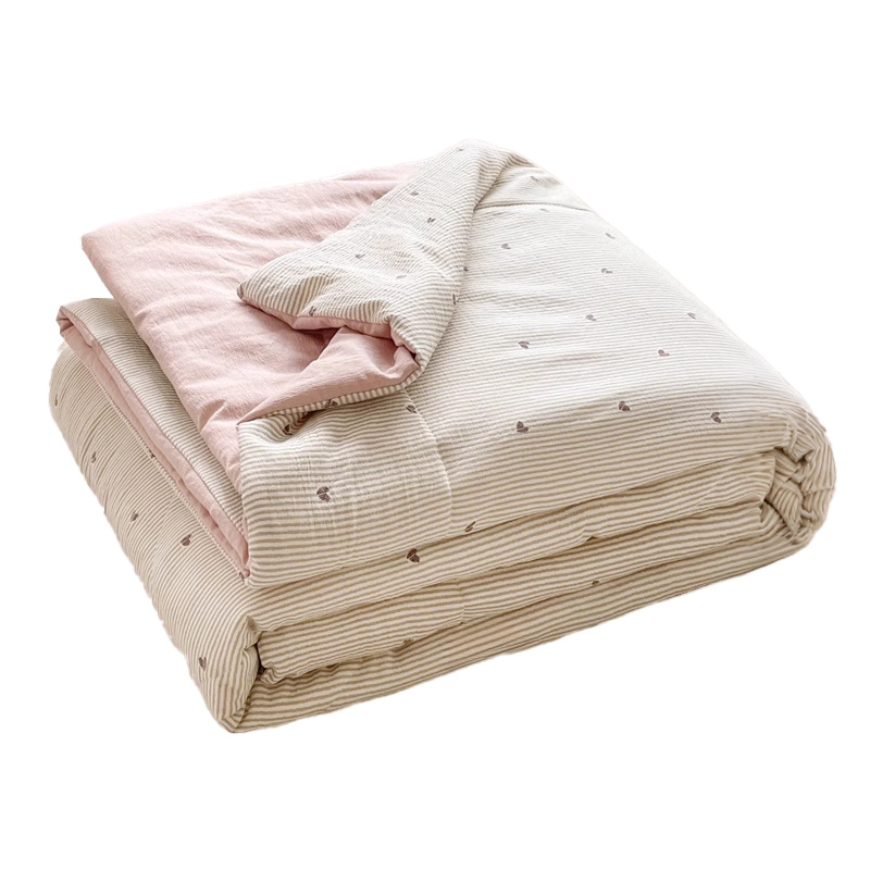 Edredón fresco de verano lavable a máquina 2025 nuevo edredón de aire acondicionado de verano edredón de verano de cuatro piezas para niños individuales y dobles