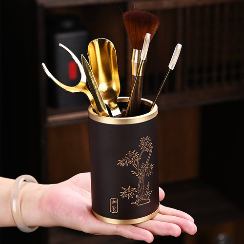 Electric Wood Tea Ceremony Six Gentlemen Set Home Office Living Room Gongfu Tea Accessories Collection Comprehensive Tea Brewing Tools Tea Set
