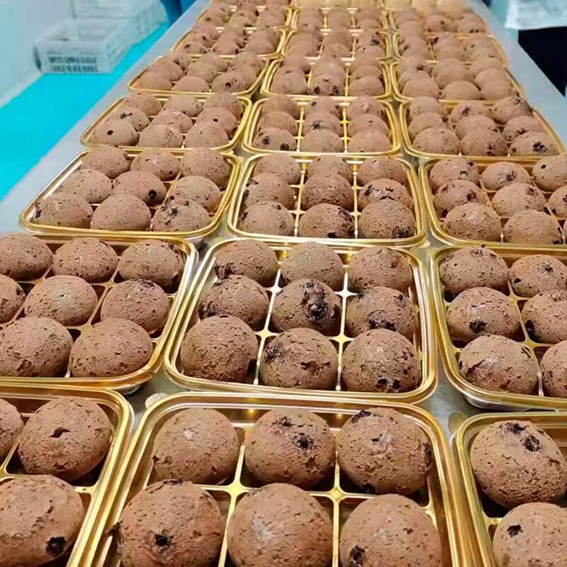 9 cápsulas / 6 cápsulas de papas de cáñamo envasado caja de niebla cuadrada caja de pasteles de chocolate mayonesa caja de oro