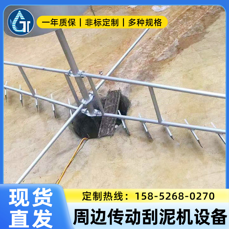 中心传动刮泥机沉淀池浓缩机桥式刮吸泥机悬挂式污水处理刮泥机