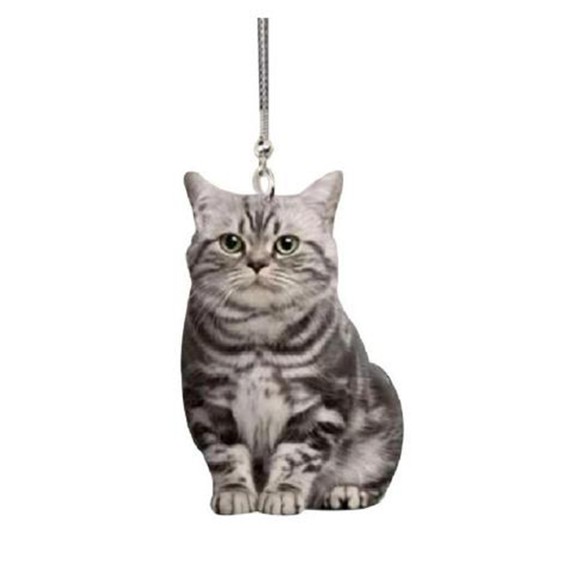 Cruz-frontera nuevo colgante CuteCat coche decoración clave mochila acrílico colgante