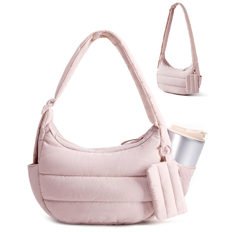 2025 Popular Cross-Border High-Looking Half-Moon Armpit Bag Women's Summer High-End Shoulder Bag Elegant Handbag