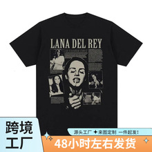 Singer Lana Del Rey Print T Shirt Men Women Fashion Hip Hop