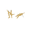 Design earrings, advanced fashionable silver needle, trend of season, silver 925 sample, high-quality style, wholesale