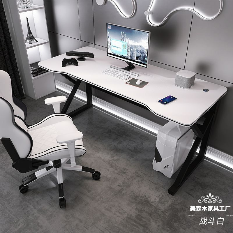 Computer Desk Desktop Home Office Desk Rental Room Student Simple Writing and Gaming Desk Thickened Welded Independent