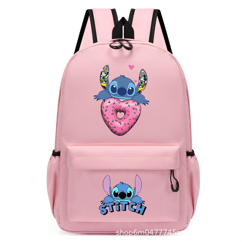 AliExpress Hot Sale Star Baby Cartoon Kindergarten Mochila rosa para niños y niñas Mochila para niños