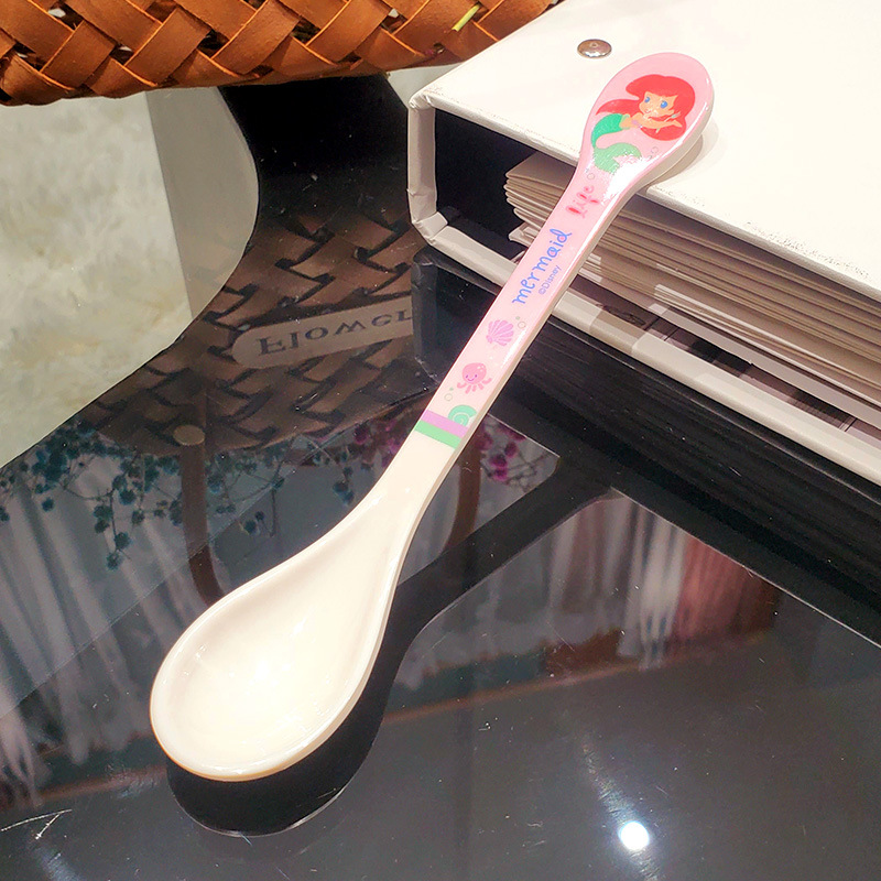 Vajilla infantil auténtica, plato dividido, tazón de resina de melamina con dibujos animados, tazón para comer para bebés, tazón resistente a caídas y al calor