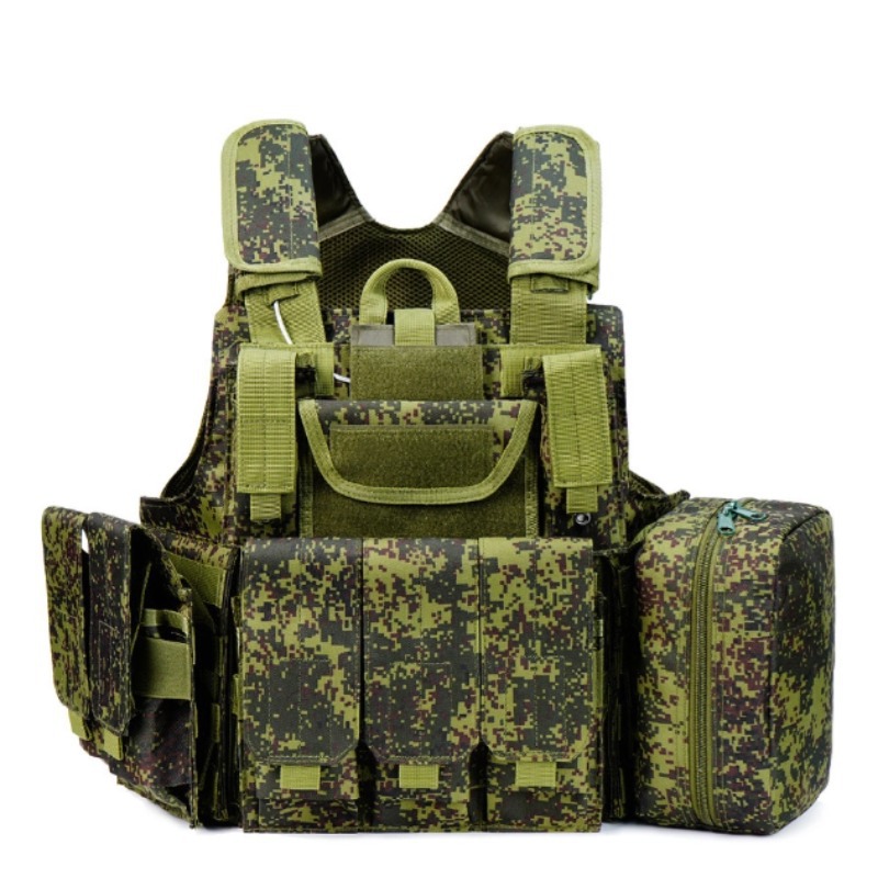 Ropa deportiva al aire libre, entrenamiento de camuflaje, chaleco de combate, chaleco a prueba de balas y a prueba de puñaladas, chaleco táctico de protección, chaleco